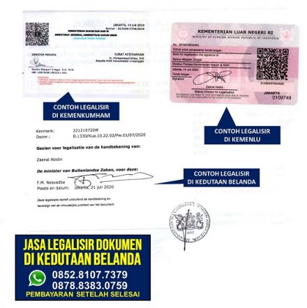 Jasa Legalisir Dokumen di Kedutaan Belanda