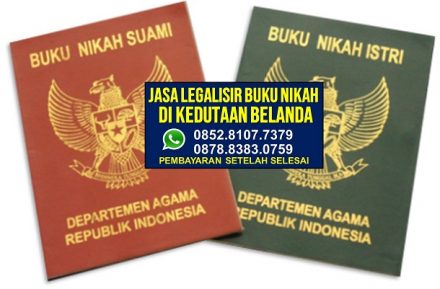 Jasa Legalisir Buku Nikah di Kedutaan Belanda