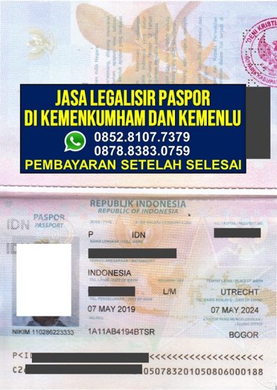 Prosedur Legalisir Paspor di Kemenkumham dan Kemenlu
