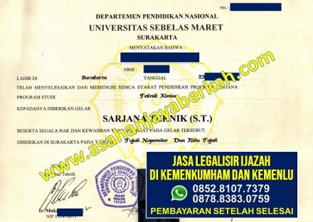 Prosedur Legalisir Ijazah di Kemenkumhdam dan Kemenlu